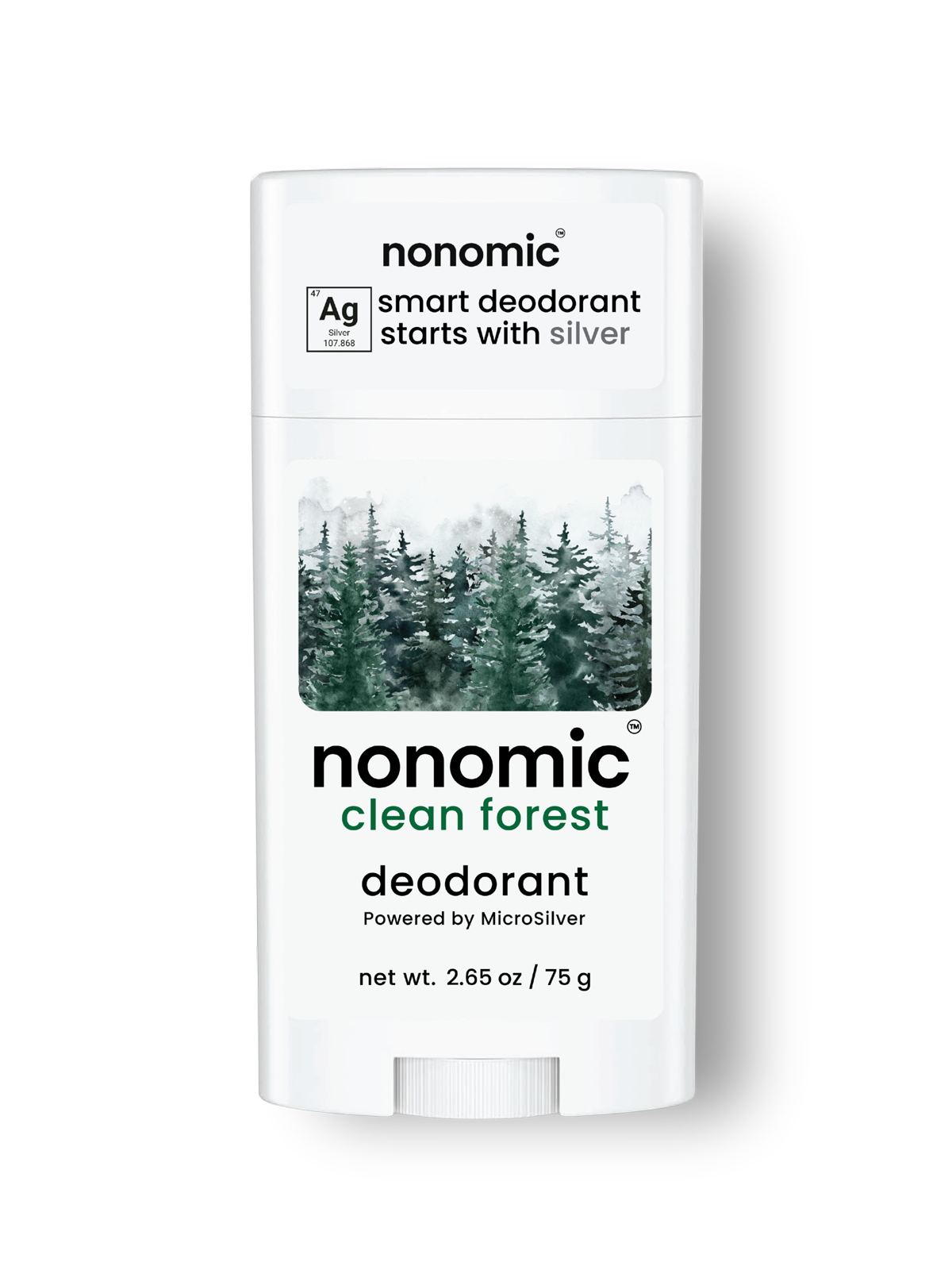 Nonomic clean forest deodorant stick